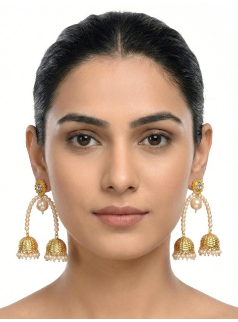 Antique Polki Earrings